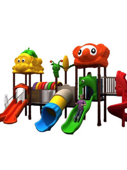 เครื่องเล่นสนาม ชุดโคอ่าล่า3สไลด์