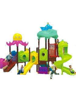 เครื่องเล่นสนาม ชุุดไจแอ้นด์สควิด (Giant Squid)