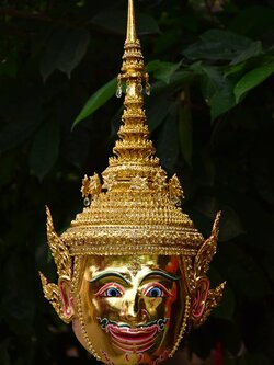 หัวโขน พระลักษณ์ ขนาดครอบ