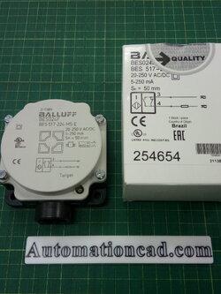 เซ็นเซอร์ BULLUFF ระยะตรวจจับ 50 mm NO/NC 250 VDC/AC Standard Inductive Sensor