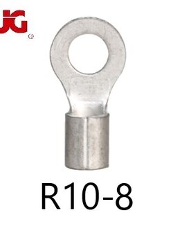 หางปลากลมเปลือย R10-8 TLUG ใช้กับสาย 10 sq.mm (100 ชิ้น/ห่อ)