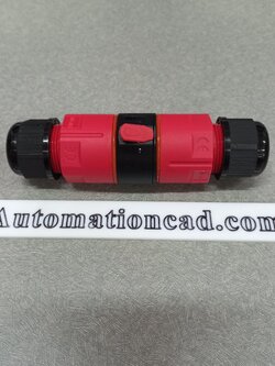 ปลั๊กคอนเนคเตอร์กันน้ำ ใช้กับสายไฟ ขนาด 0.5 ถึง 1.5 mm² แบบ 5 เส้น ข้อต่อสายไฟแบบหนีบ