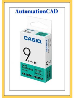 EZ-LABEL CASIO 9mm. สำหรับ เครื่องพิมพ์ฉลาก KL-Series CASIO PRINTER LABEL
