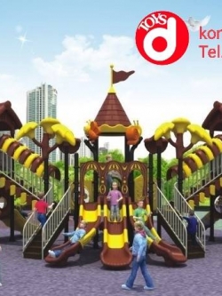 เครื่องเล่นสนาม ชุดปราสาททรีสไลด์