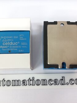 โซลิดสเตต 50A SOLID STATE RELAY เทียบเท่า CELDUC รุ่น SO865970