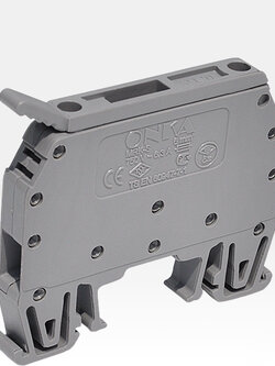 เทอร์มินอลฟิวส์ แบบธรรมดาไมมี LED 6 mm² ONKA-1322 Terminal FUSE ONKA max 6.3A