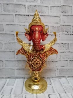 พระพิฆเนศ (สีแดง)