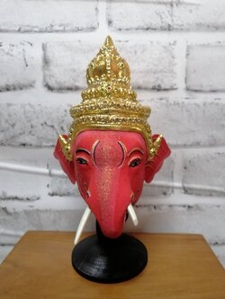 พระพิฆเนศ ขนาดกลาง งานกระดาษ