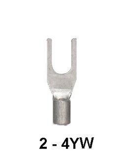 หางปลา แฉกเปลือย 2-4YW KENION ( 100 ชิ้น / 1 ถุง ) ใช้กับสายเบอร์ 1.0 - 2.5