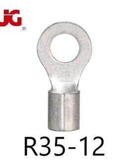 หางปลากลมเปลือย R35-12 TLUG ใช้กับสาย 35 sq.mm (20 ชิ้น/ห่อ)