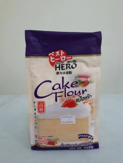 แป้งขนมเค้ก ตรา ฮีโร่ 1 กก.