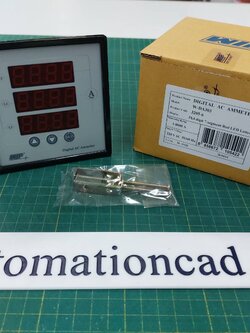 WIP ดิจิตอลแอมมิเตอร์ W-DA303 มิเตอร์วัดไฟกระแสสลับ 3 เฟส Digital AC Ammeter