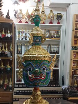 หัวโขน ทศกัณฐ์ ขนาดสวมหัว