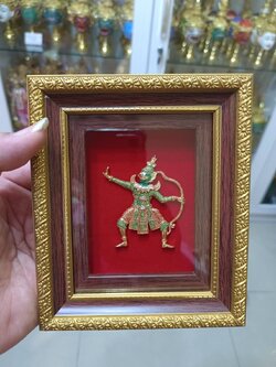 กรอบรูปทศกัณฐ์ พร้อมกล่องผ้าไหม