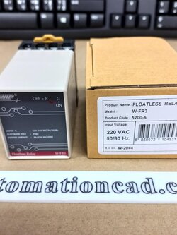 โฟลทเลส รีเลย์ WIP W-FR3 อุปกรณ์ควบคุมระดับของเหลว Floatless Relay