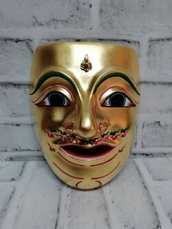 หน้ากากพระลักษณ์ทองแท้