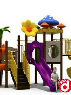 เครื่องเล่นสนาม ชุดสไลด์เดอร์เห็ดน้อยหลากสี