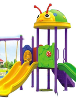 เครื่องเล่นสนาม ชุดบีทเทิ่ลสไลด์แอนด์สวิง