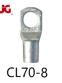 หางปลารุ่นหนาทรงยุโรป แบบท่อ CL 70-8 TLUG ใช้กับสาย 70 sq.mm (20 ชิ้น/ห่อ)