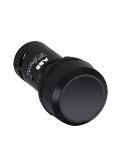 ปุ่มกด ABB Push Button Switch 1NO สวิตซ์กดเด้งกลับ รู 22 mm สีดำ