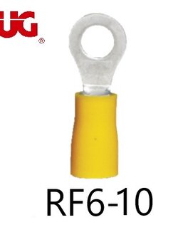 หางปลากลมหุ้ม RF6-10 TLUG ใช้กับสาย 6 sq.mm (100 ชิ้น/ห่อ)