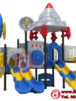 เครื่องเล่นสนาม ชุุดรถถังจรวดอวกาศ