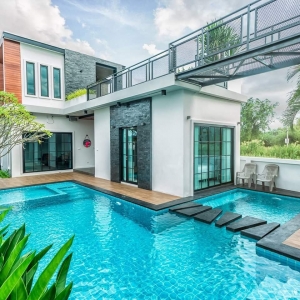 บ้านพักหัวหิน 3 ห้องนอน + สระว่ายน้ำส่วนตัว