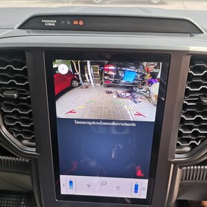 กระบะตอนเดียวตู้ทึบFord Ranger XL 2022 ติดตั้งกล้องถอยเจาะซ่อนในโลโก้เดิม