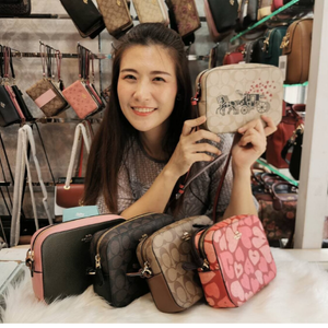 รีวิว กระเป๋า Coach แท้ ทรงสะพายข้าง รุ่น 91677
