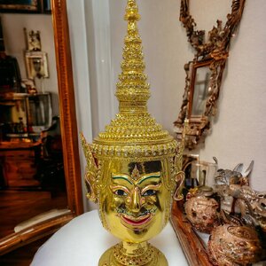 หัวโขน หน้าพระ หน้านาง รามเกียรติ์ ขนาดครอบ