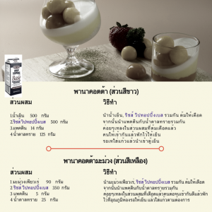 แจกสูตร #พานาคอตต้ามะม่วง #สูตรเจ โดย #ริชส์วิปทอปปิ้งเบส วิปปิ้งครีมหนึ่งเดียวสูตรเจ