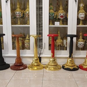 ฐานไม้กลึง ขาตั้งเศียร ขาตั้ง ฐานวางเศียร