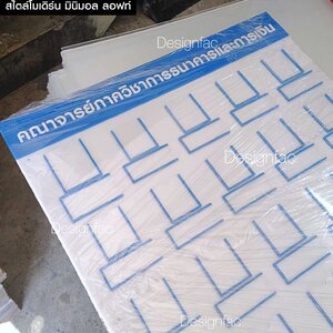 ป้ายผังองค์กร บอร์ดแผนผังองค์กร ป้ายองค์กร