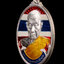 เหรียญห่วงเชื่อม หลวงพ่อชาญ วัดบางบ่อ จ สมุทรปราการ ปี2559 รุ่นสร้างกำแพง เนื้อเงินลงยา สีธงชาติ โค๊ต กรรมการ กล่องเดิม สวยสะสม ตรงตามรูป