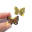 เข็มกลัดผีเสื้องานจิวเวลรี่แต่งคริสตัลสีรวม ขนาดเล็กน่ารัก งานสวย 2.6 x 2 cm fashion jewelry