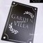 ป้ายชื่อวิลล่า GARDEN VILLA มินิมอล มูจิ