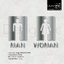 ป้ายห้องนำ้ชายหญิง ป้ายห้องนำ้อะคริลิค MAN WOMAN ป้ายสัญลักษณ์ห้องน้ำ สไตล์โมเดิร์น หรูหรา