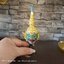 หัวโขนจิ๋ว พาลี เกรดพรีเมี่ยม เรซิ่นปิดทอง พร้อมขาตั้งสีดำ