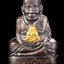 รูปเหมือนปั้ม หลวงปู่ทวด รุ่น สัตตบริภัณฑ์ เสาร์ ๕ จัดสร้างโดยมูลนิธิสรรพราเชนทร์ เนื้อนวะโลหะ พระภควัมบดีเนื้อทองคำ สร้างจำนวน 99 องค์