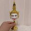 หัวโขน เศียรครู พระปัญจะสิงขร พร้อมฐานทอง ขนาดกลาง4 นิ้ว (เรซิ่น)