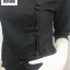 เสื้อผ้าไทยแขนสามส่วนสีดำ เสื้อผ้าฝ้ายสวยๆสีดำ เสื้อทำงานผ้าไทยแขนสามส่วน เสื้อผ้าฝ้ายคอจีนสีดำ