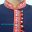 เสื้อผ้าไทยผ้าพื้นเมืองสีครามสไตน์อิสาน เสื้อผ้าฝ้ายแต่งผ้าขลิบลายและปักผ้า เสื้อผ้าพื้นเมืองแต่งแถบกุ้นสไตน์อิสาน