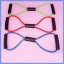 FIT-071figure 8 resistance band สายยาง เลข8 Full Body Home Gym Slim