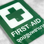 ป้ายจุดปฐมพยาบาล ป้ายปฐมพยาบาล ป้าย FIRST AID ป้ายเตือน สไตล์โมเดิร์น มินิมอล
