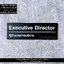 ป้ายห้องผู้อำนวยการบริหาร Executive Director ป้ายหน้าห้อง ป้ายบริษัท นูนสวยมีมิติ สไตล์โมเดิร์น มินิมอล