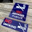 ป้าย No Smoking ป้ายห้ามสูบบุหรี่อะคริลิค สไตล์โมเดิร์น มินิมอล สวย
