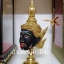 พระแม่กาลี ขนาดกลาง งานละเอียด เรซิ่นปิดทอง พร้อมฐานปิดทอง