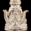 ปิดตาพังพระกาฬ ลอยองค์ ขนาด 2 นิ้ว เนื้อเงินแท้ รุ่น 700 ปี ศรีวิชัย ปี 2549 โค๊ต หมายเลข 12 (สร้าง 61องค์) สวย สมบูรณ์ สภาพสะสม