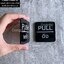 ป้ายผลักป้ายดึง PULL-PUSH ป้ายอะคริลิคพิมพ์UV ป้ายติดประตู สไตล์โมเดิร์น มินิมอล มูจิ