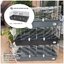 กรงพับได้ขนาดใหญ่ Ferplast CAGE RABBIT120 EL GREY size:118x58.5xh.49.5cm. เปิดหน้าได้บานใหญ่แบ่งเป็น 2 บาน(ต่อ1ใบ)